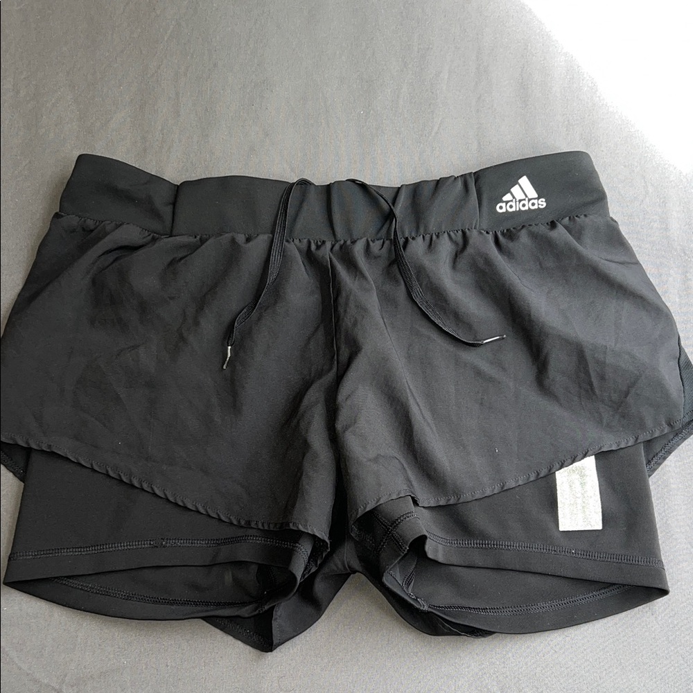 Adidas Women's Black Sports Shorts
